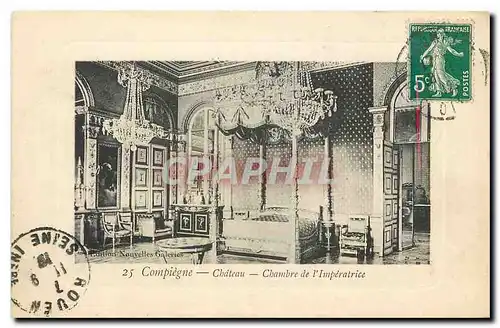 Cartes postales Compiegne Chateau Chambre de l'Imperatrice