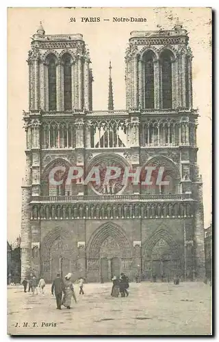 Cartes postales Paris Notre Dame