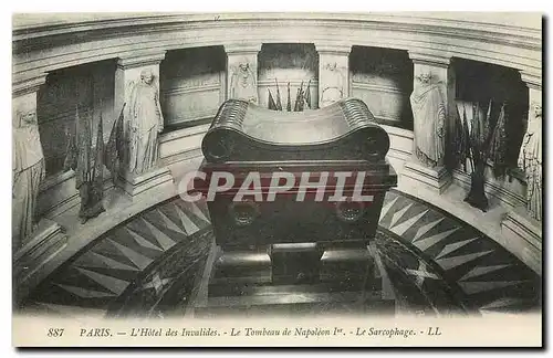 Ansichtskarte AK Paris l'Hotel des Invalides le Tombeau de Napoleon Ier le Sarcophage