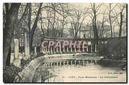 Ansichtskarte AK Paris Parc Monceau la Colonnade