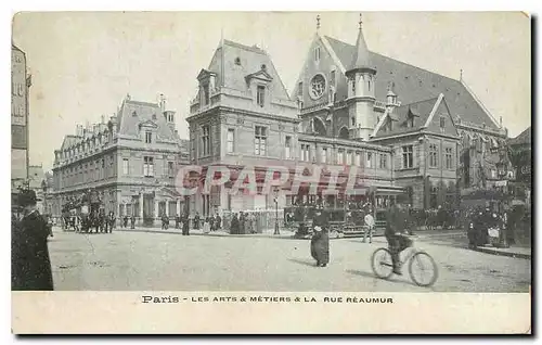 Cartes postales Paris les Arts et Metiers et la Rue Reaumur