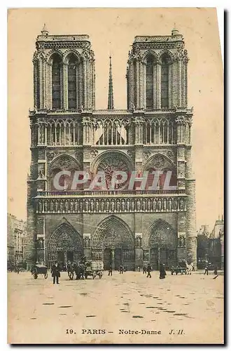 Cartes postales Paris Notre Dame