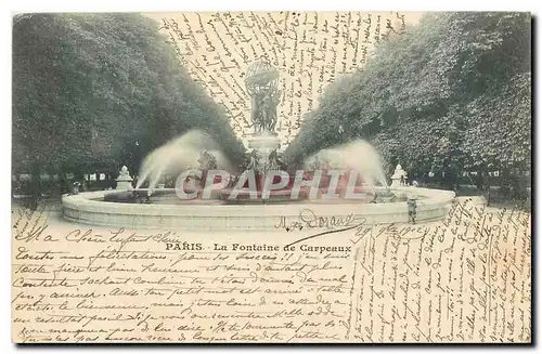 Cartes postales Paris la Fontaine de Carpeaux