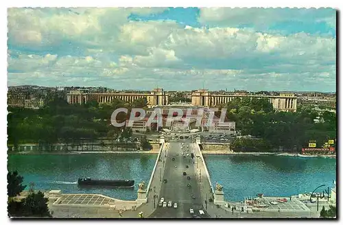 Ansichtskarte AK Paris et ses Merveilles le Pont d'Iena la Seine et le Palais de Chaillot Azema Boileau et Carlu