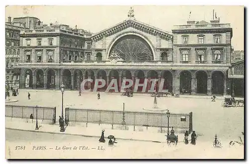 Cartes postales Paris la Gare de l'Est