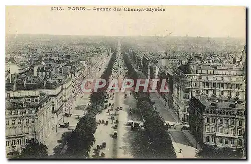 Cartes postales Paris Avenue des Champs Elysees