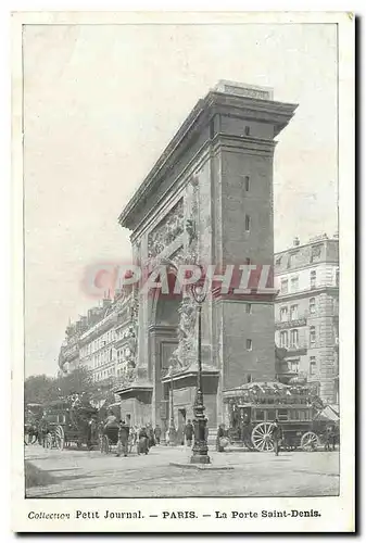 Cartes postales Collection Petit Journal Paris la Porte Saint Denis