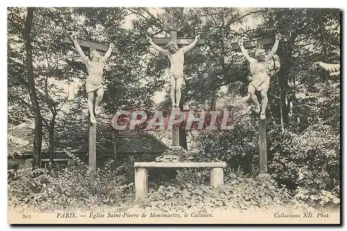 Cartes postales Paris Eglise Saint Pierre de Montmartre le Calvaire