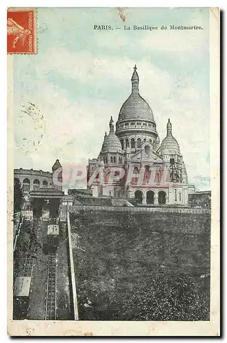 Cartes postales Paris la Basilique de Montmartre