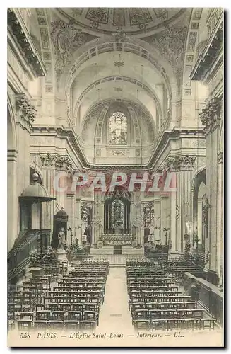 Ansichtskarte AK Paris l'Eglise Saint Louis Interieur