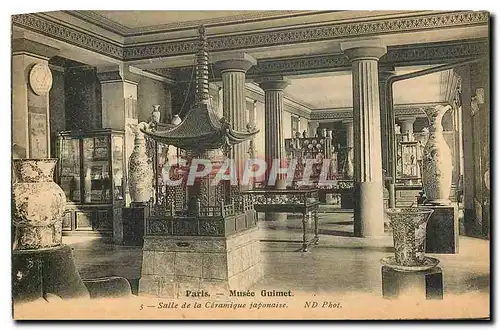 Cartes postales Paris Musee Guimet Salle de la Ceramique Japonaise Japon Nippon