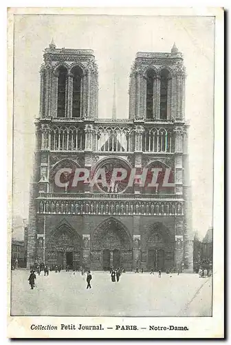 Cartes postales Collection Petit Journal Paris Notre Dame