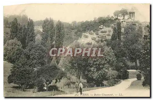 Cartes postales Paris les Buttes Chaumont