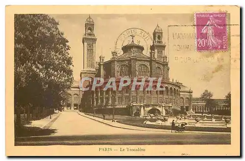 Cartes postales Paris le Trocadero