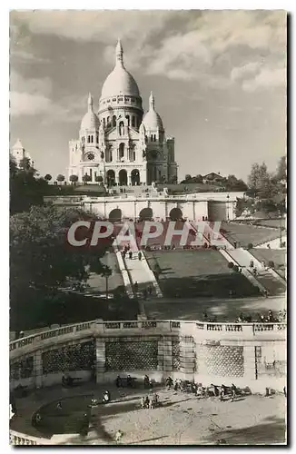 Ansichtskarte AK Paris le Sacre Coeur et le Square St Pierre