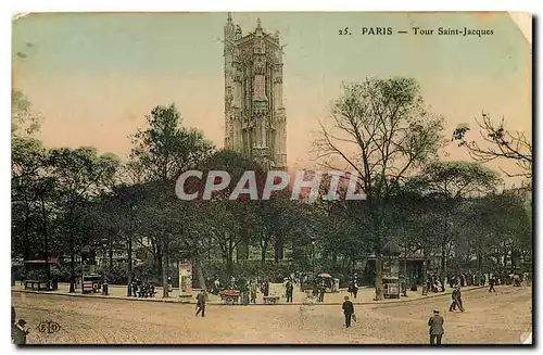 Cartes postales Paris Tour Saint Jacques