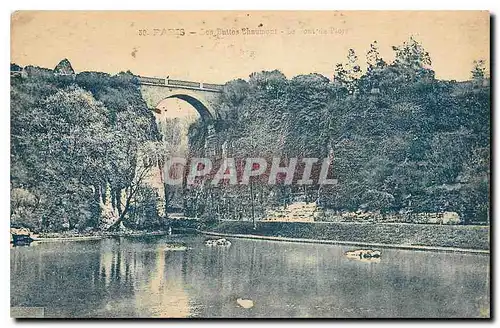 Cartes postales Paris les Buttes Chaumont