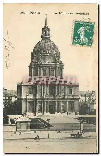 Ansichtskarte AK Paris le Dome des Invalides