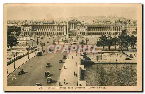 Cartes postales Paris Place de la Concorde