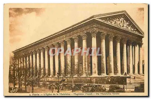 Cartes postales Paris l'Eglise de la Madeleine