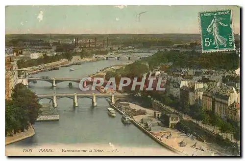 Cartes postales Paris Panorama sur la Seine