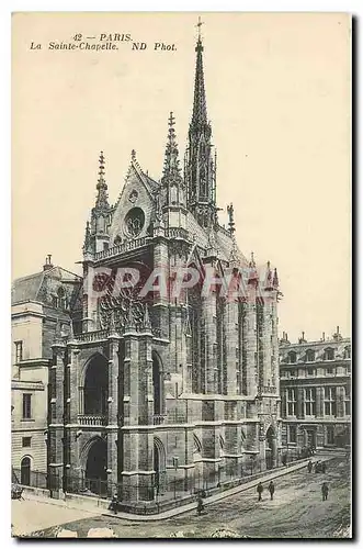 Cartes postales Paris la Sainte Chapelle