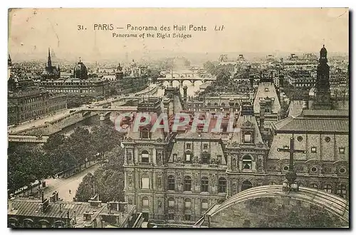 Cartes postales Paris Panorama des Huit Ponts