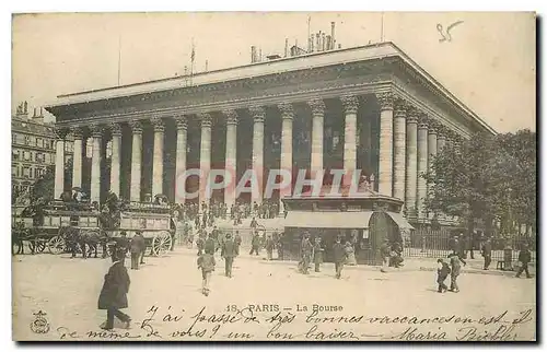 Cartes postales Paris la Bourse