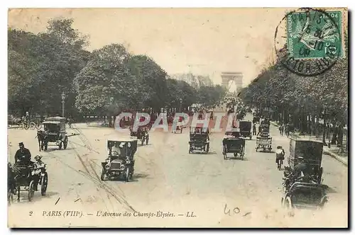 Cartes postales Paris VIII l'Avenue des Champs Elysees