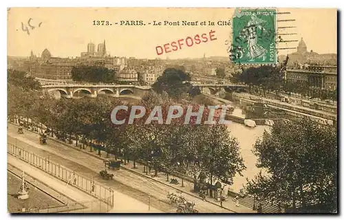 Cartes postales Paris le Pont Neuf et la Cite