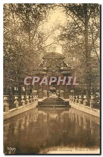 Ansichtskarte AK Paris Jardin du Luxembourg Fontaine de Medicis