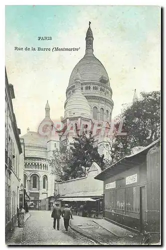 Ansichtskarte AK Paris Rue de la Barre Montmartre