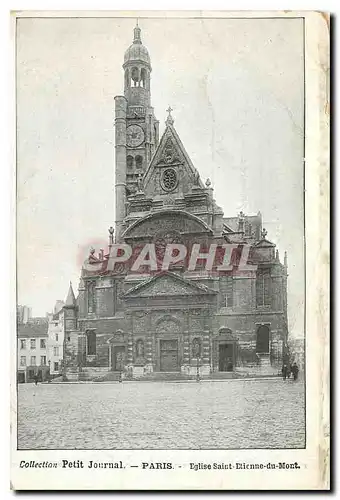 Cartes postales Collection Petit Jouranl Paris Eglise Saint Etienne du Mont