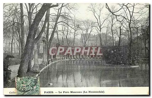 Cartes postales Paris le Parc Monceau la Naumachie