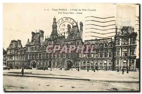 Ansichtskarte AK Tout Paris l'Hotel de Ville Facade