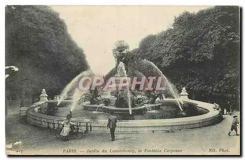 Ansichtskarte AK Paris Jardin du Luxembourg la Fontaine Carpeaux