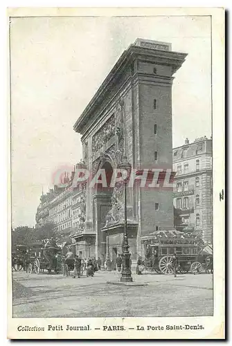 Cartes postales Collection Petit Journal Paris la Porte Saint Denis