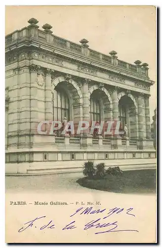 Cartes postales Paris Musee Galliera