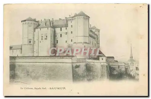 Ansichtskarte AK Le Chateau Facade Sud Saumur