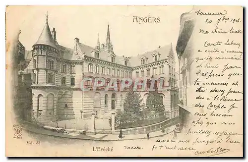 Cartes postales Angers l'Eveche