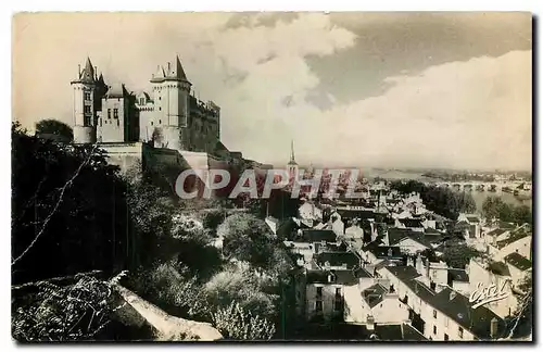 Cartes postales Saumur le Chateau la Ville et la Loire