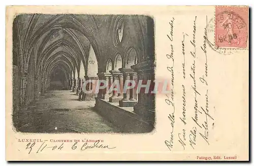 Cartes postales Luxeuil Cloitres de l'Abbaye
