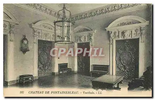 Ansichtskarte AK Chateau de Fontainebleau Vestibule