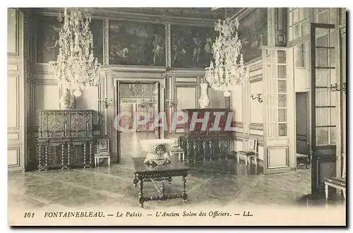 Ansichtskarte AK Fontainebleau Le Palais L'Ancien Salon des Officiers