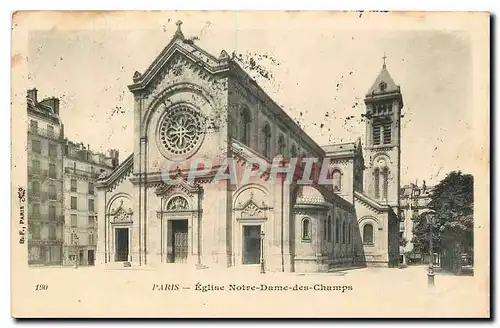 Cartes postales Paris Eglise Notre Dame des Champs