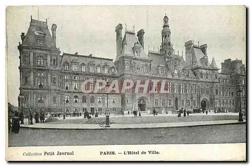 Cartes postales Collection Petit Journal Paris L'Hotel de Ville