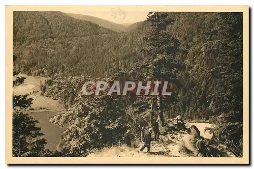Cartes postales Le Lac de Retournemer Vosges vu de la Roche du Diable
