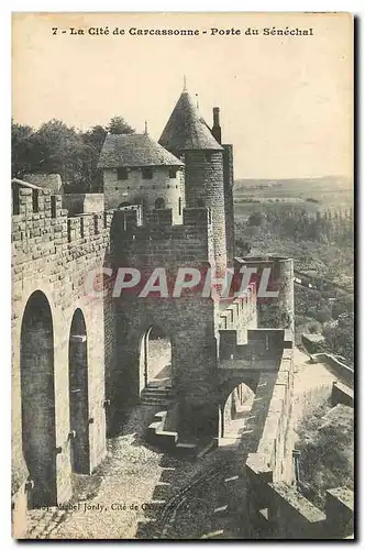 Cartes postales La Cite de Carcassonne Porte du Senechal
