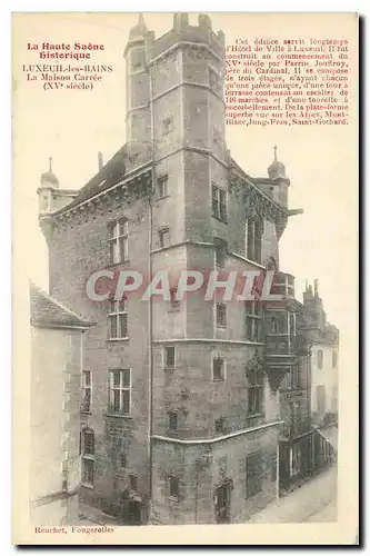 Ansichtskarte AK La Haute Saone historique Luxeuil les bains La Maison Carree