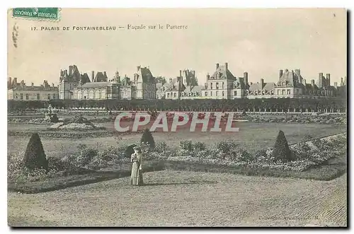 Ansichtskarte AK Palais de Fontainebleau facade sur le Parterre